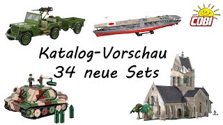 34 neue Sets Vorschau neuer COBI Katalog • COBI News Nr 58 [upl. by Inesita829]