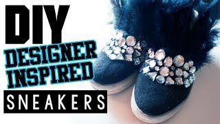 DIY Designer inspired sneakers [upl. by Eux254]