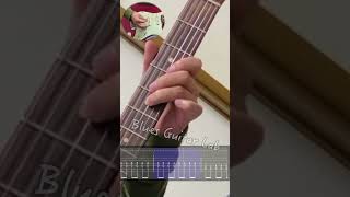 Tab amp lesson in bio12 bar blues rhythm guitar riff guitarlessons bluesguitar riff [upl. by Eiramlirpa]