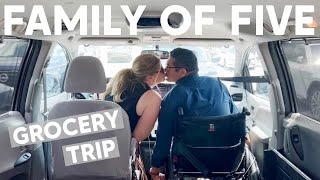 Monthly Grocery Haul  Family of Five  Interabled Couple [upl. by Podvin78]