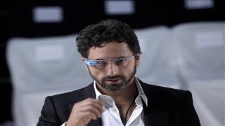 Googles Sergey Brin Previews New Google Glass [upl. by Darrin]