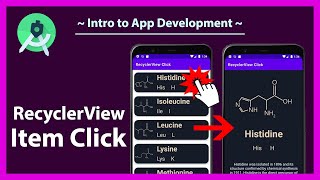 RecyclerView Item Click  Best Practice Way [upl. by Christiano]