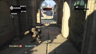 WRETCH Gameplay Beast  Gears of War 3 [upl. by Sisenej]