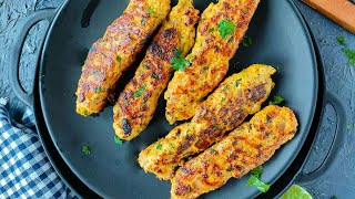 Chicken mince kebabs Recipe Video [upl. by Baker]