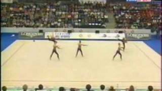 Belarus 3 ropes2 balls EF European Championships 2001 [upl. by Attevaj]