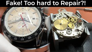 Fake Tag Heuer Carrera Automatic Watch Repair Part 1  ASMR [upl. by Ekram]