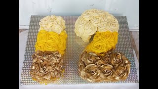 Ombre Rosette Number Cake [upl. by Ani730]