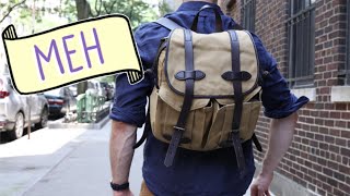 Filsons Rugged Twill Rucksack Review Its Not That Great [upl. by Ecertal846]