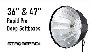 36quot and 47quot Rapid Pro Deep Parabolic Softboxes [upl. by Angell]