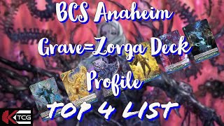 BCS Anaheim Top 4 GraveZorga Deck Profile Cardfight Vanguard Overdress [upl. by Jasisa507]