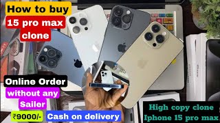 How to buy Iphone 14 Pro max clone online Order now  Cash on delivery available  no advance [upl. by Alaek]