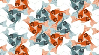 What is Tessellation  by M C Escher inspired Tessellation Art [upl. by Noble]