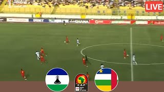 🔴LIVE Lesotho Vs Central African Republic Africa Cup Of Nations Qualification All Goals Highlights [upl. by Ahsatin]