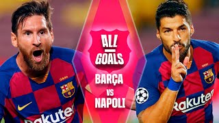 🔥 ALL THE GOALS 🔥 FC BARCELONA vs NAPOLI IN THE CHAMPIONS LEAGUE [upl. by Ardenia]