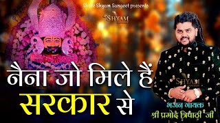 नैना जो मिले हैं सरकार से  श्याम का रंग चढ़ गया  Pramod Tripathi ji  Bhajan  4K HDR [upl. by Anelys]