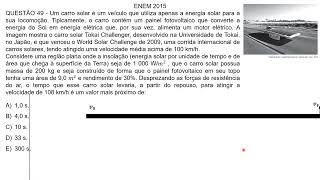 QUESTÕES 49 DO ENEM 2015 [upl. by Ahsieat]