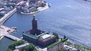 Stockholm Sweden Aerial view [upl. by Jerrie]