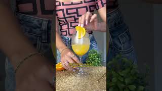 DRINK DE LARANJA  LEVE E SEM ÁLCOOL [upl. by Nnairak]