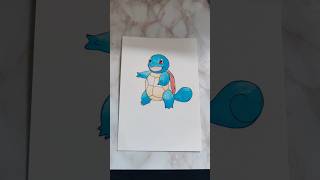 Carapuce à laquarelle 🎨 🇬🇧 Squirtle painted with watercolor 🖌️ [upl. by Nguyen268]