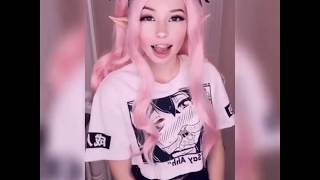 Belle Delphine dancing to the song i made for her  Birthday Belle [upl. by Thurmann]