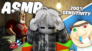 Roblox ASMR  Cupped Mouth Sounds At 200 Sensitivity 👄💦 [upl. by Nerral]