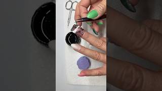 Halloween nail decals over dip powder 🕸️🕷️ nails nailart naildesigns nailtutorial [upl. by Zimmermann834]