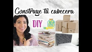 Haz tu cabecera con periódico y cartón  DIY low cost [upl. by Bottali]