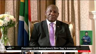 President Cyril Ramaphosa’s New Year’s message [upl. by Iuqcaj424]