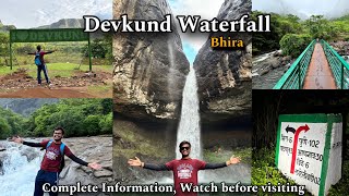 FINALLY THE WAIT IS OVER🙆😍  Devkund Waterfall 2024  Devkund Waterfall bhira  Most beautiful trek [upl. by Dercy]