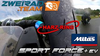 Reifentest Mitas SportForce plus EV  Kurventraining HarzRing ZweiradTeam  Fazit [upl. by Sawtelle]