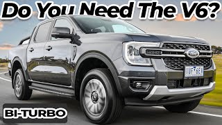 Is The FourCylinder Good Enough Ford Ranger Sport BiTurbo 20 2022 review [upl. by Lytsyrk]