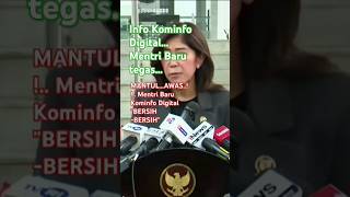 Tegas Menteri Kominfo Digital Siap quotBersih bersihquot terkini beritaterkini kominfo [upl. by Riaj]