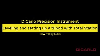 Setting up a Total Station on a tripod and tribrach [upl. by Cela]