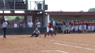 Brianna Clarys 2run single for Pittsfield High School softball in WMass DI semis [upl. by Longerich556]