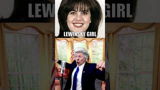 Lewinsky Girl  Bill Clinton Song Parody shorts clinton [upl. by Herald477]