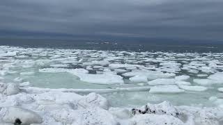 Fleuve StLaurent en hiver la musique des glaces et des vagues [upl. by Niraj]