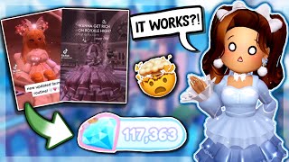 THESE TIKTOK ROUTINES ACTUALLY WORK I GOT TO 117K💎  Roblox Royale High TikTok Farming Routines [upl. by Martijn]