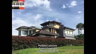 Beautiful Bungalow Perdana Lakeview East Facing LakeCyberjaya [upl. by Schaefer330]