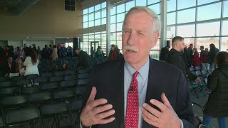 Sen Angus King IMaine plans to run for reelection [upl. by Dinah]