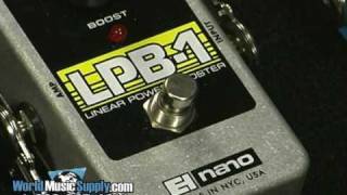 ElectroHarmonix LPB1 Linear Power Booster Demo [upl. by Lehet]