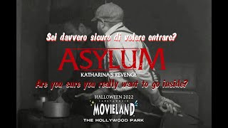 ASYLUM Extreme Horror Experience  MOVIELAND PARK Italy [upl. by Ekal]