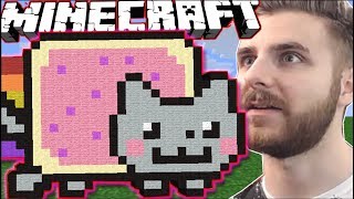 IRAPHAHELL IA LOCUL 1 PE MINECRAFT BUILD BATTLE CU O PISICA [upl. by Annaeiluj182]