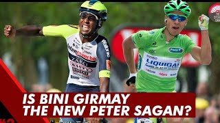 biniam girmay vs peter sagan all wins 6242023 [upl. by Adnilram]