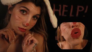 Bunny Stuck in Your Screen  Glass Kissing Licking Tapping etc ASMR 🐰🎀 [upl. by Kwang]