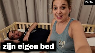 NIEUW BED VOOR JULES  JOLIEN EN JENNO VLOG 2711 [upl. by Neahs]