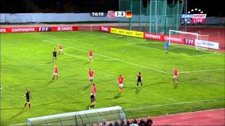 Algarve Cup 2014 Deutschland Norwegen 2 Halbzeit [upl. by Anisah]