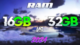 16GB RAM vs 32GB RAM in 2024 [upl. by Eninej]