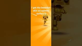 Got the boombot skin [upl. by Akinas]