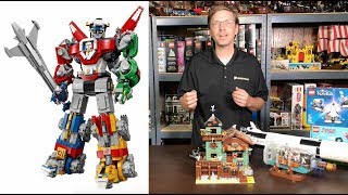 Lego Voltron Preview and Lego Ideas sets Review History and Value [upl. by Grae]