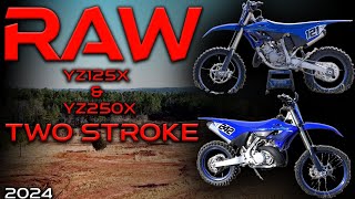 2024 Yamaha YZ250X amp YZ125X Two Stroke RAW [upl. by Kubiak]